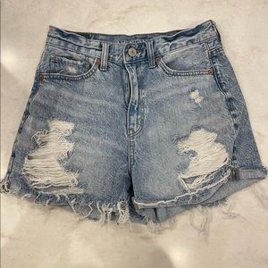 American Eagle High Rise Mom Shorts